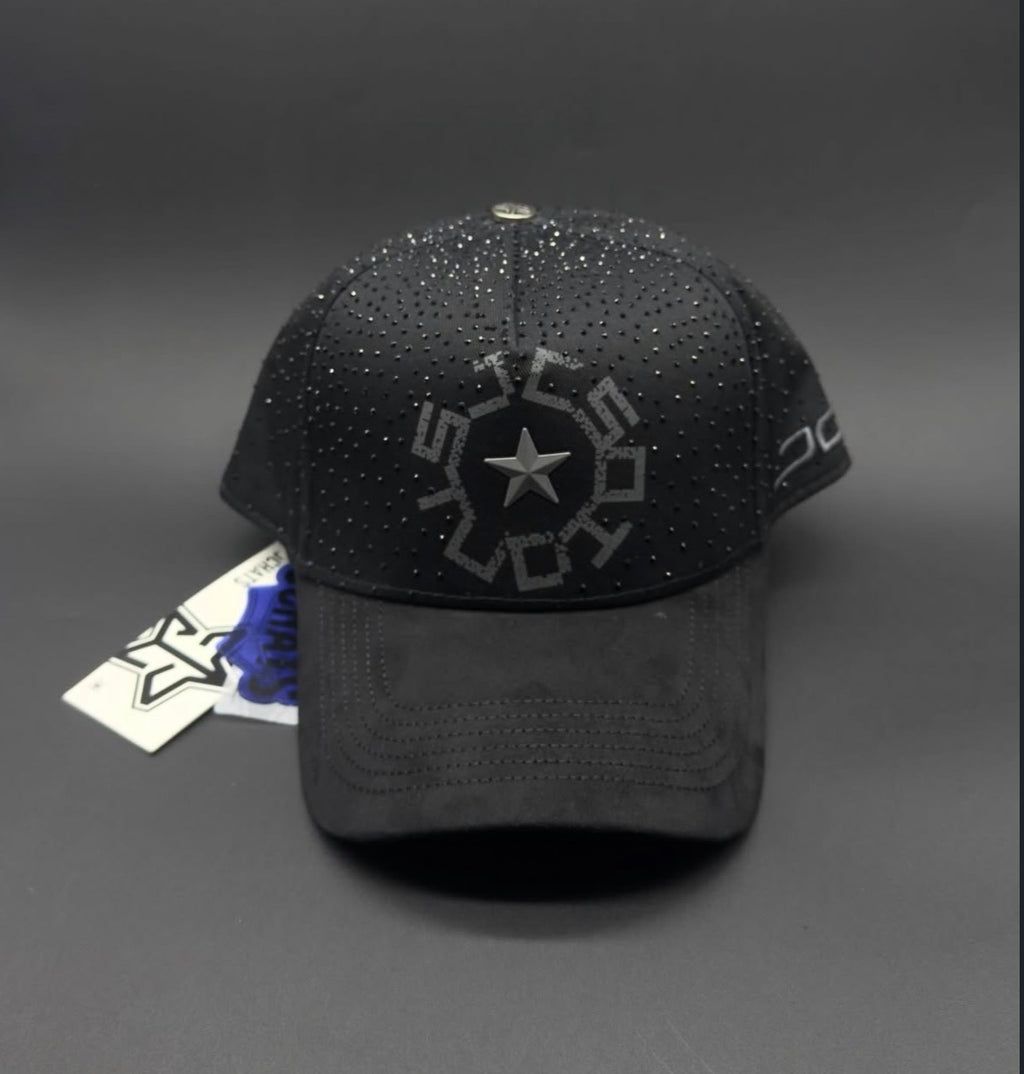 JC Hats Crystal Black