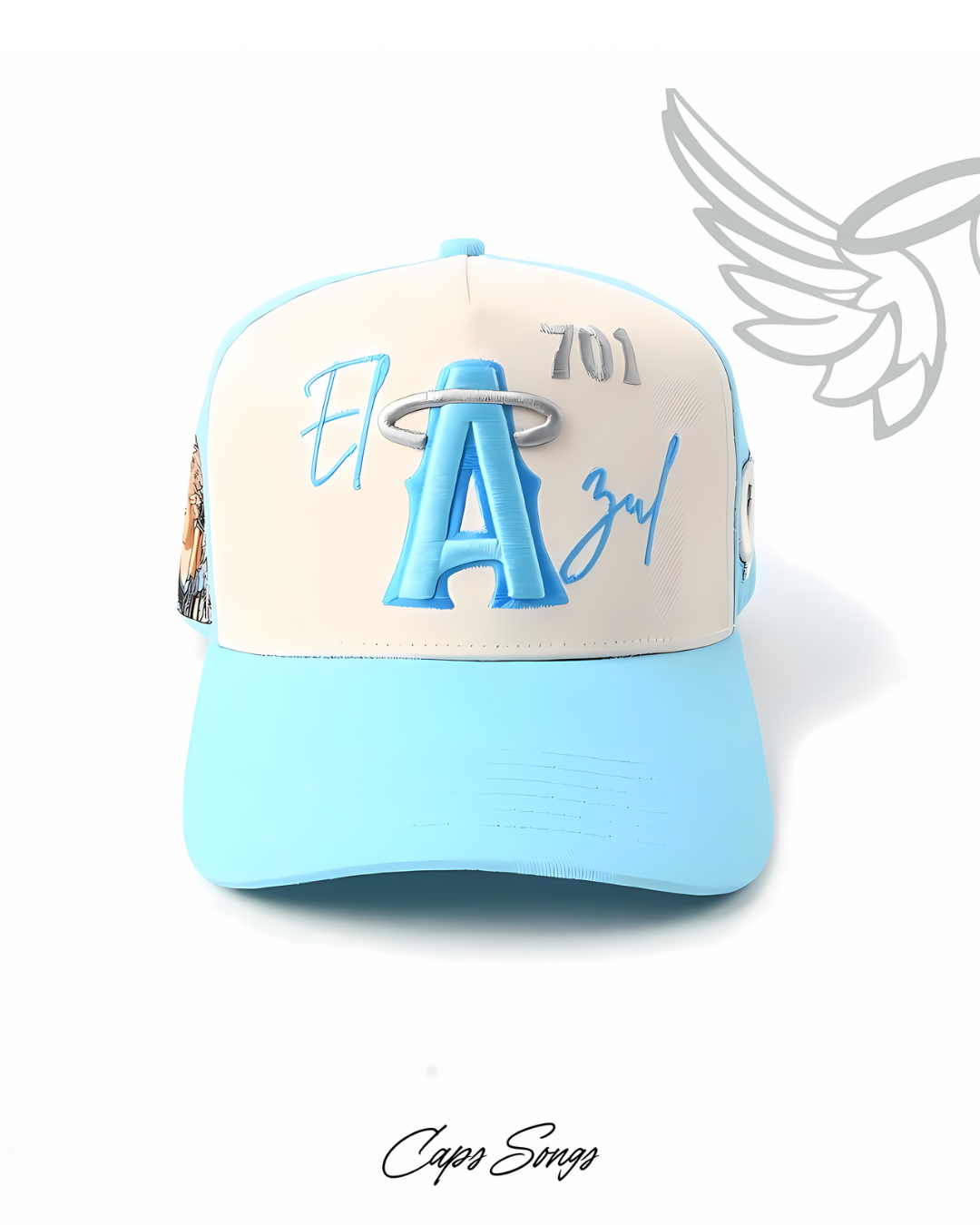 Caps Song Ángel Azul