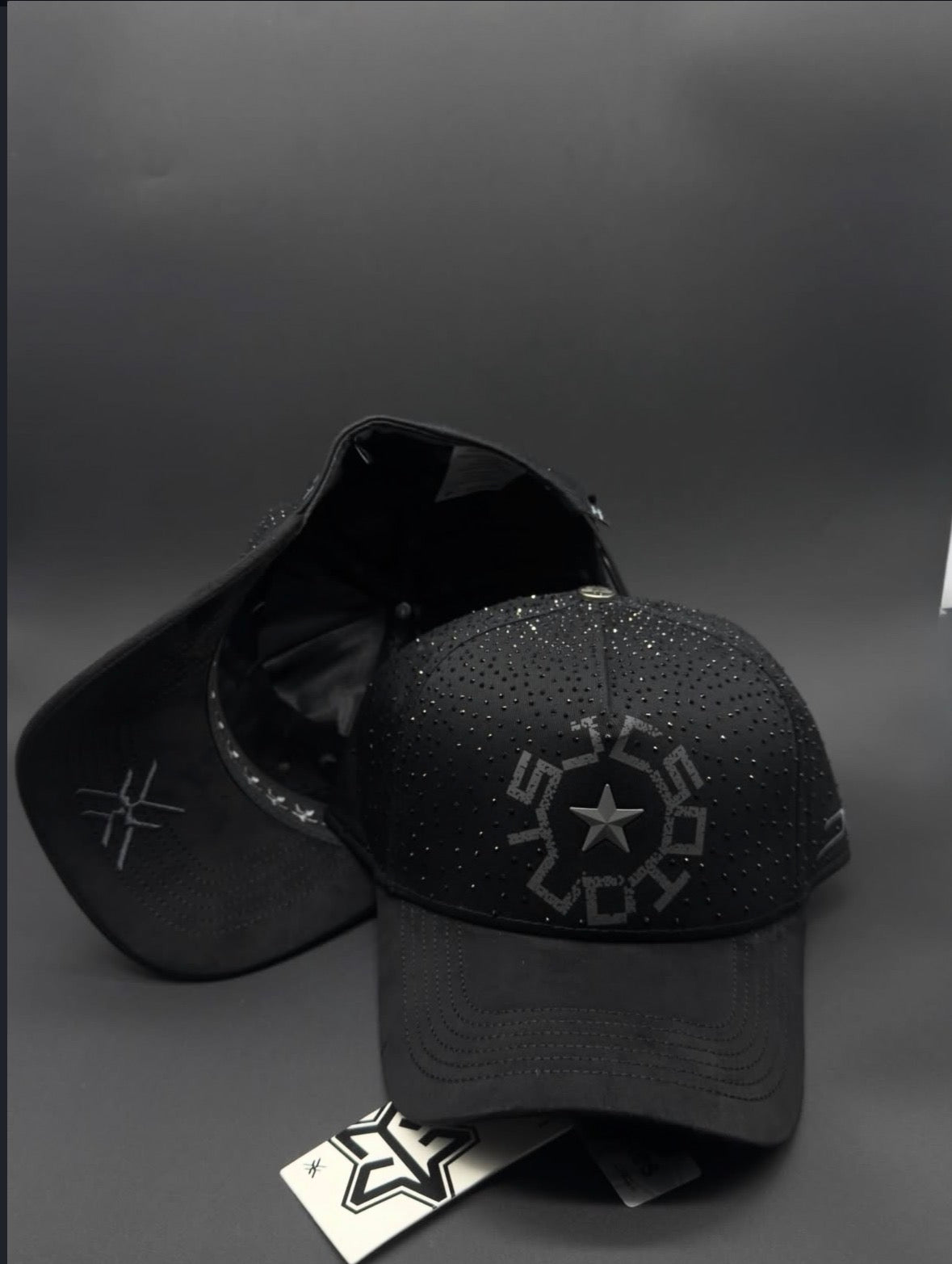 JC Hats Crystal Black
