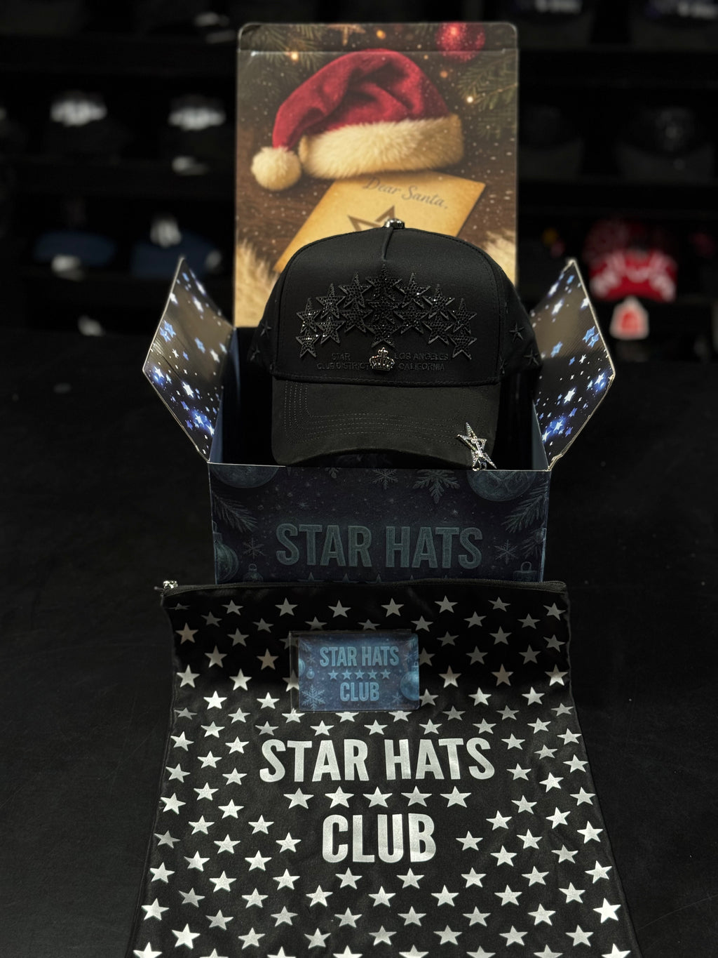 Star Hats estrellas black
