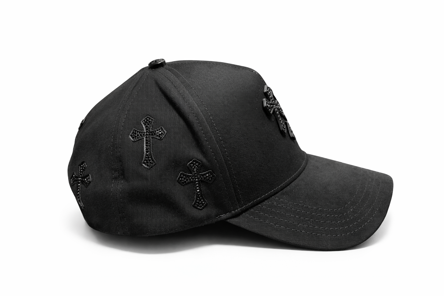 GC Hats Chrome Black
