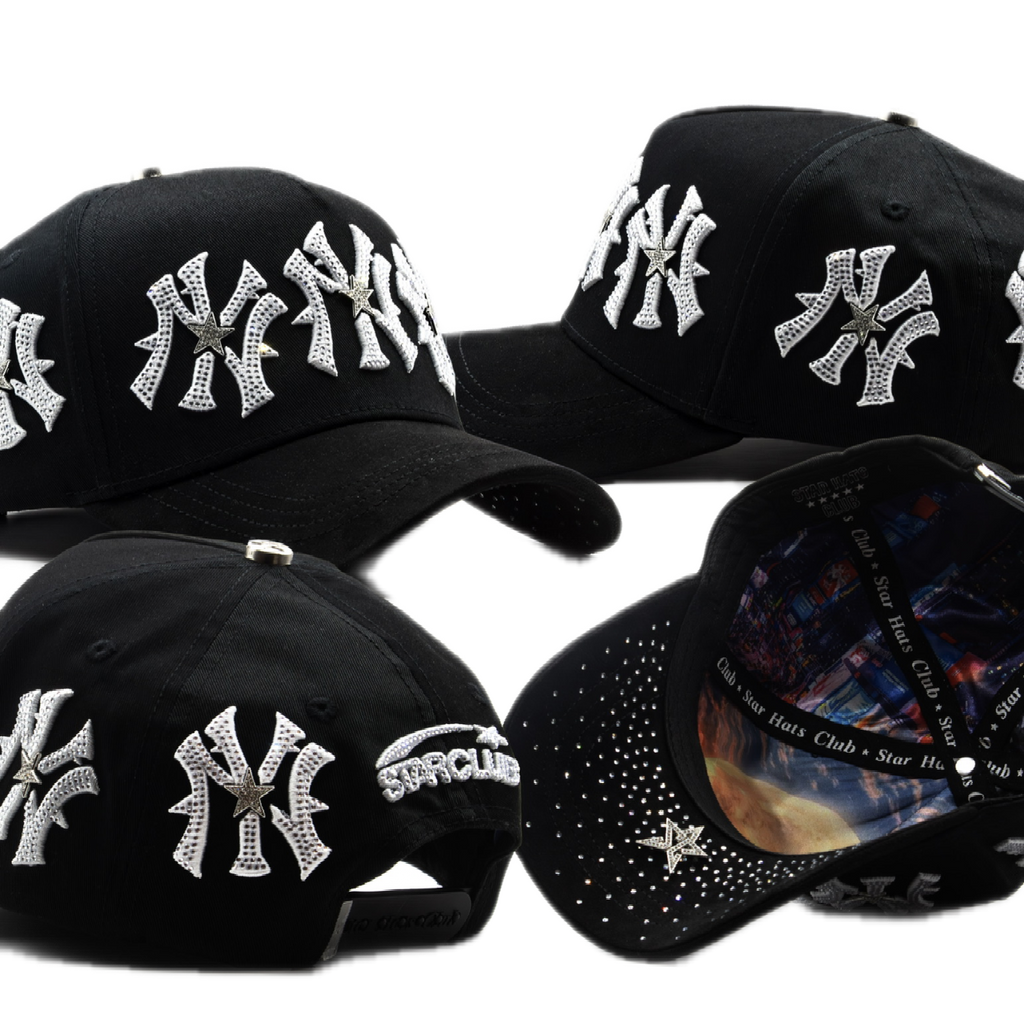 Star Hats NY white
